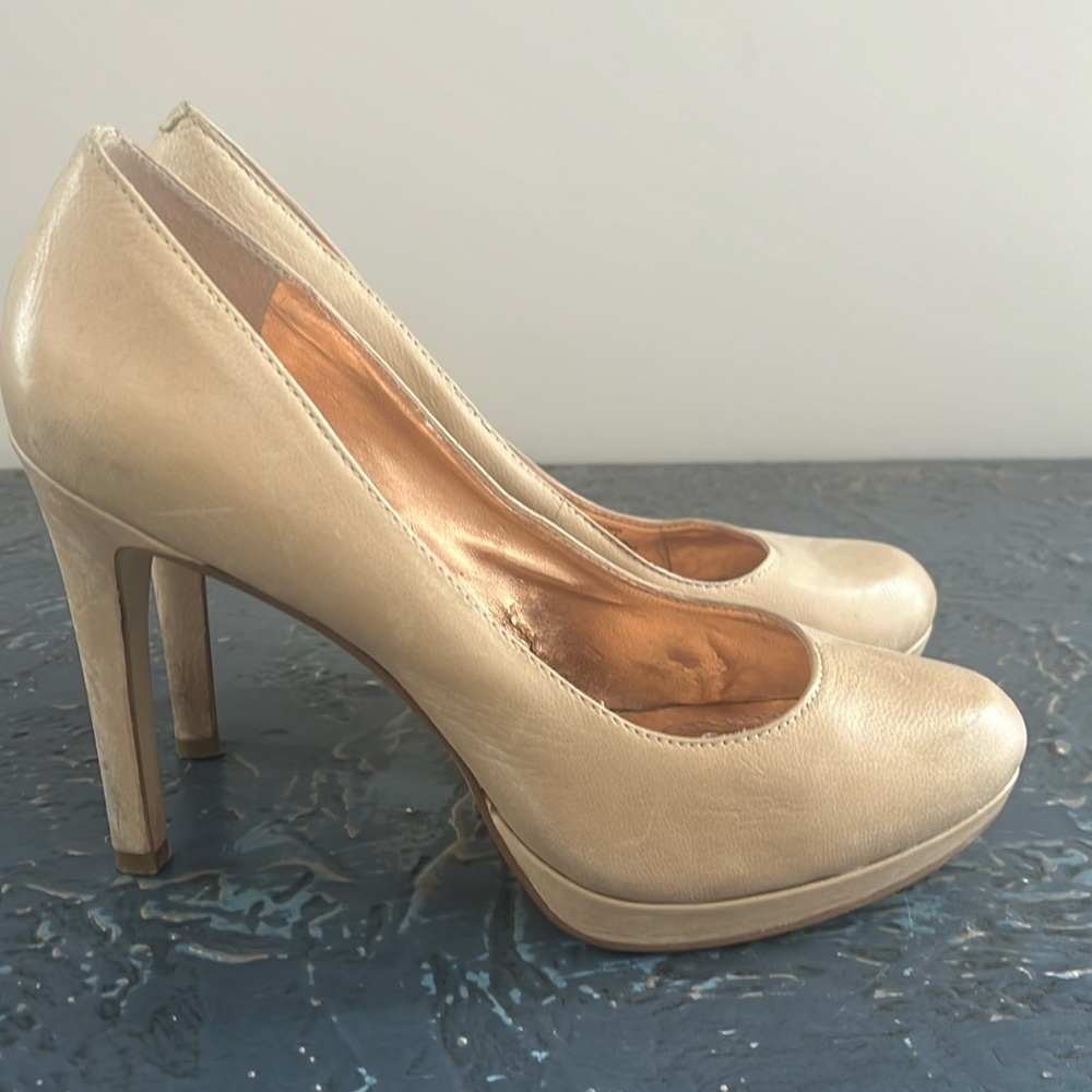 BCBG platform heels